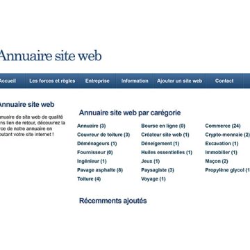 annuaire site web